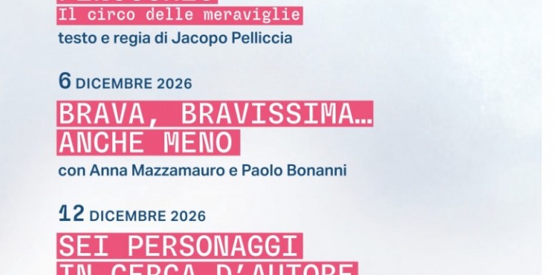 Spettacolo "Brava, bravissima ..anche meno"