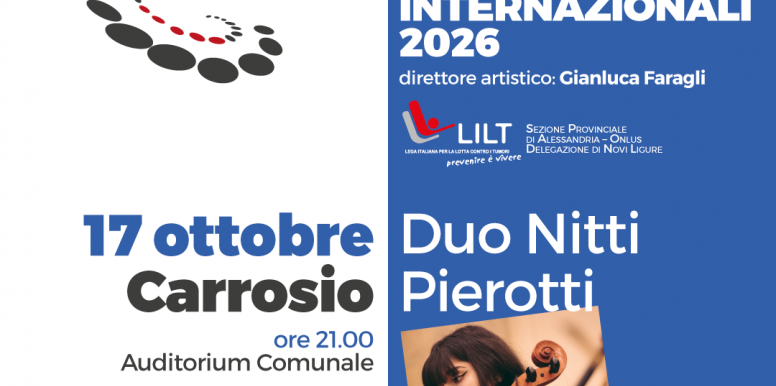 Settimane musicali internazionali 2026 - Premio Clara Wieck Schumann